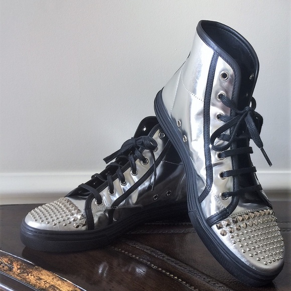 πHPπNEW$680 GUCCI California Studded Sneaker 38/ - Picture 3 of 7